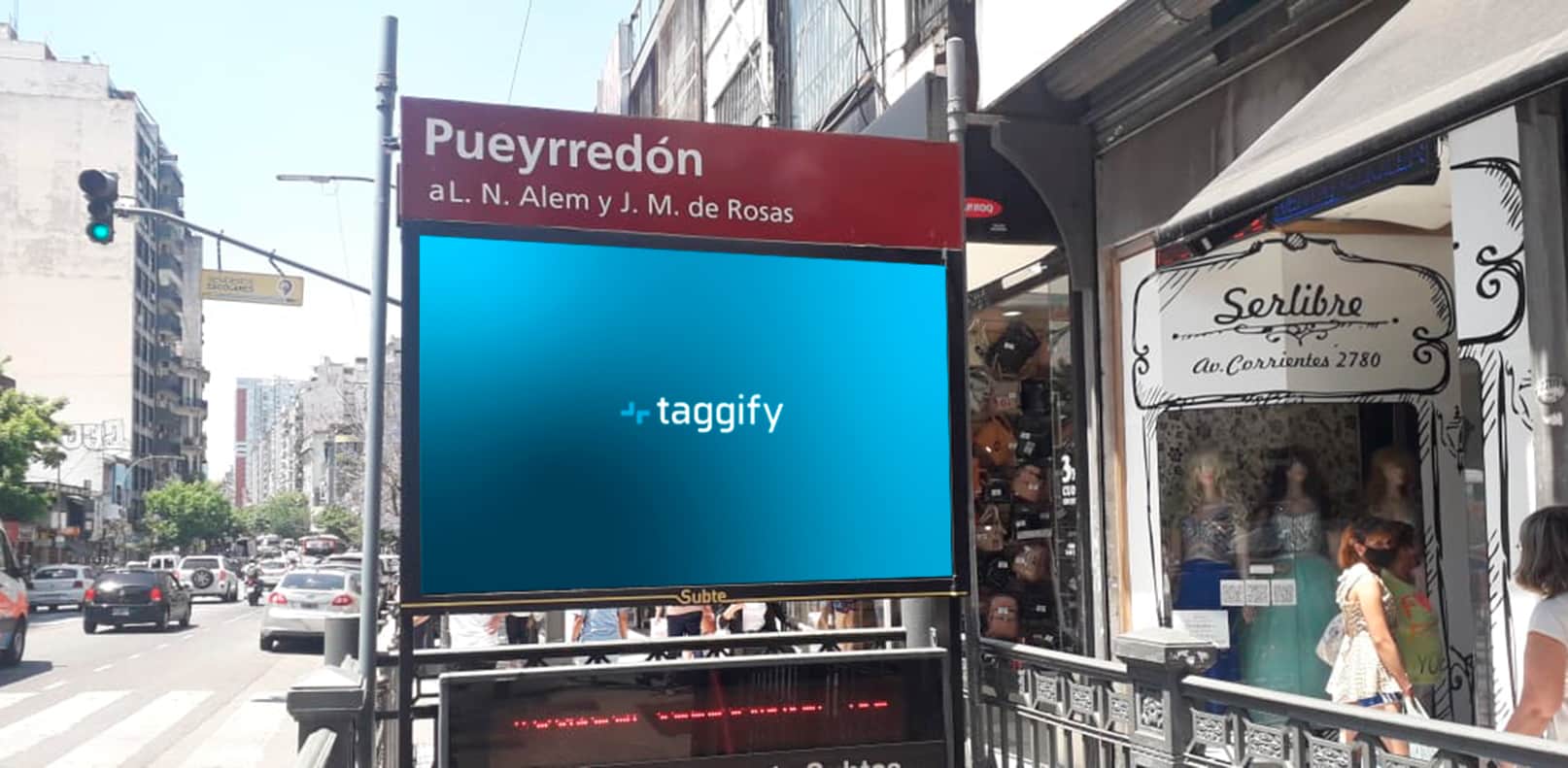 CABA - Subte Acceso: Pueyrredon (B) G02 - Balvanera · Balvanera