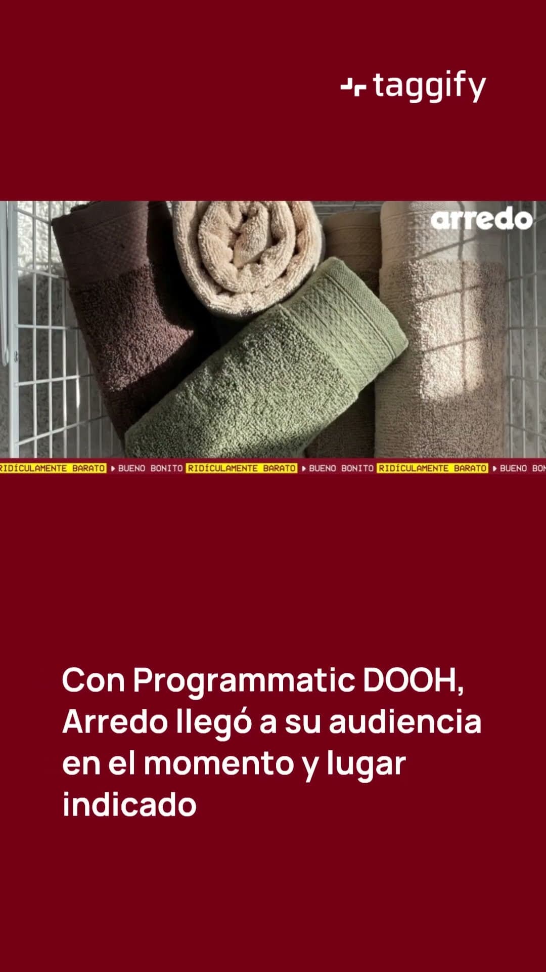 Arredo lanzó su campaña de publicidad exterior programática
