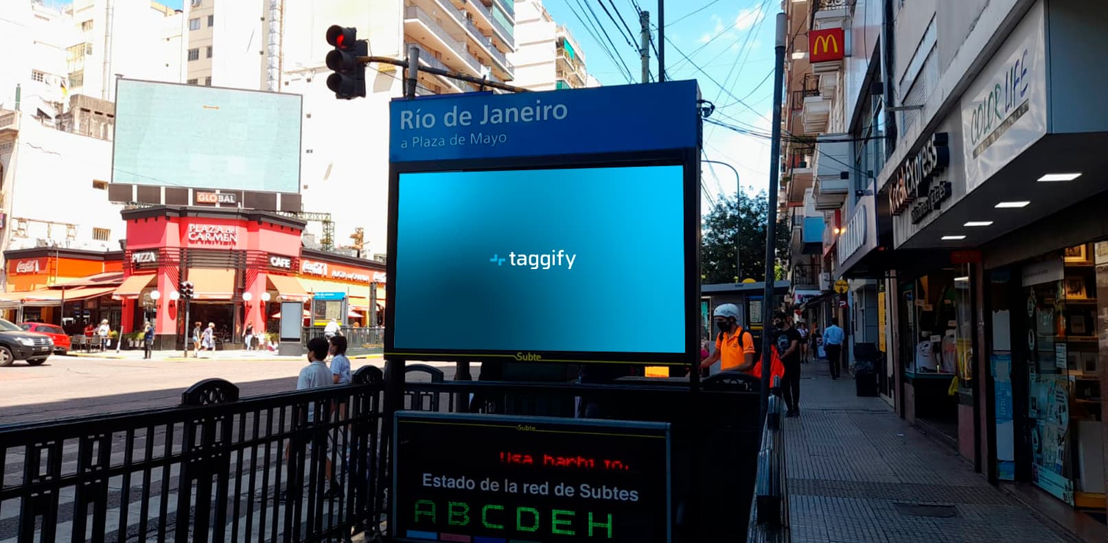 CABA - Subte Acceso: Rio de Janeiro G01 - Caballito, Almagro, Argentina