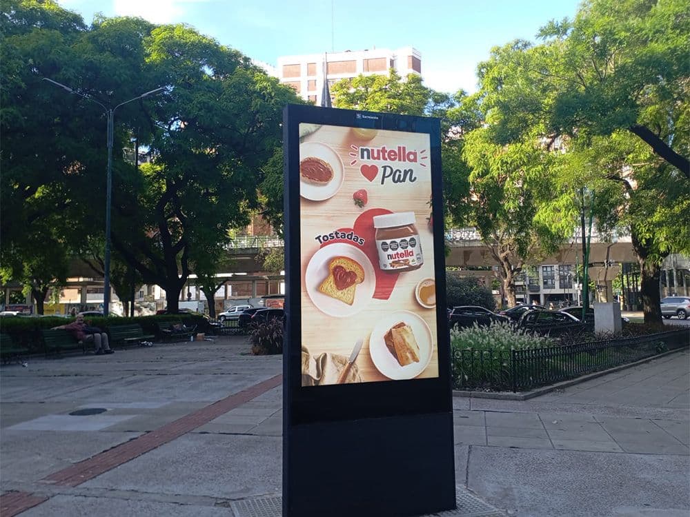 Nutella lleva su inconfundible sabor a pDOOH con Taggify — Imagen 2