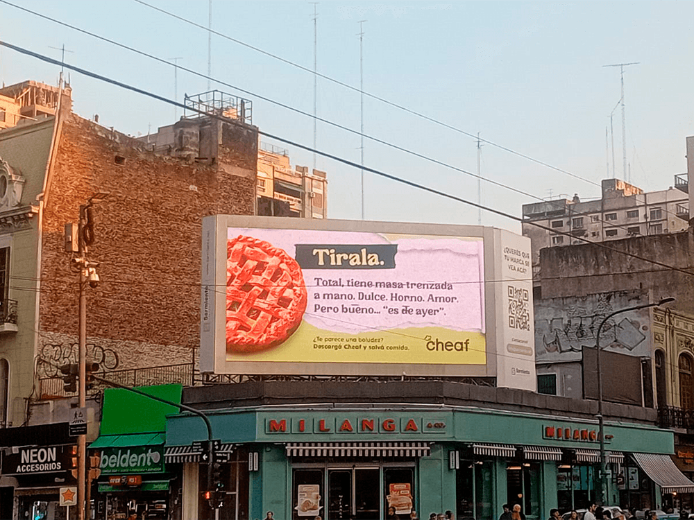 Cheaf launched its food awareness campaign outdoors with Taggify — Image 2