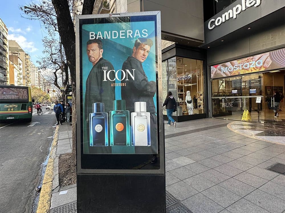 Banderas fragrances conquered Buenos Aires with its DOOH campaign on Taggify — Image 3