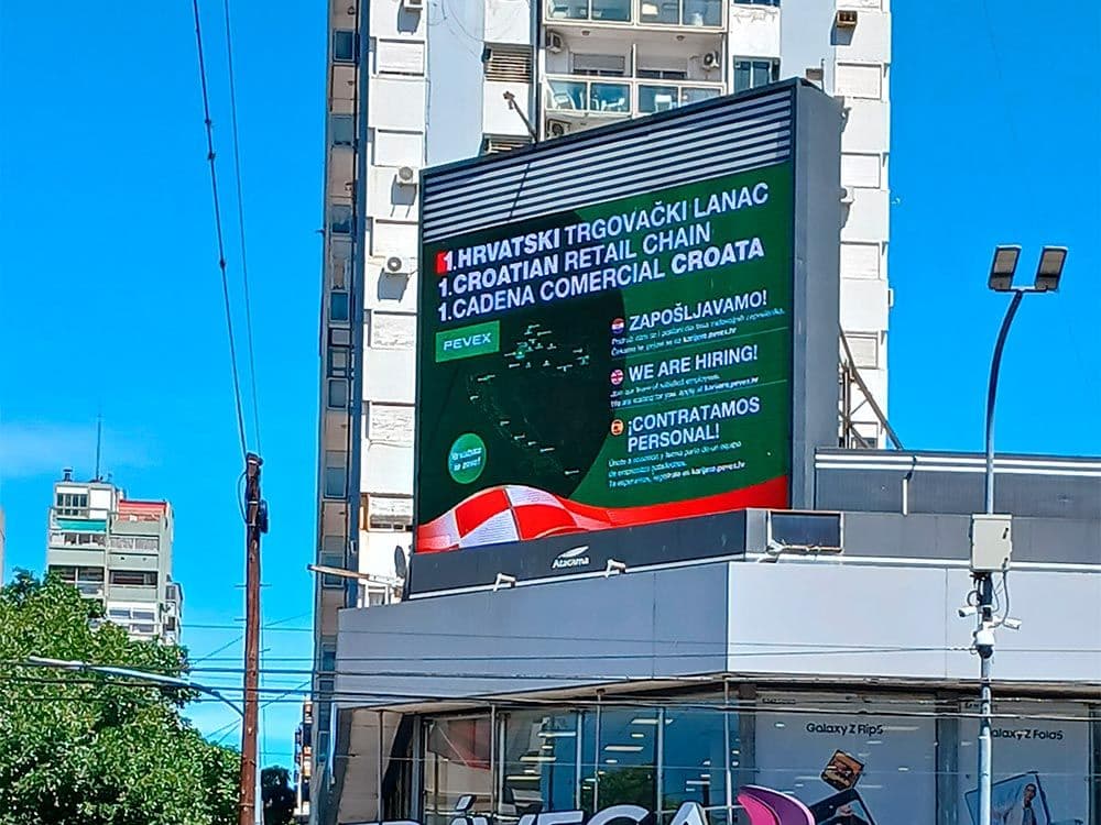 Croatia's major retailer announces new vacancies with Taggify in DOOH — Image 3