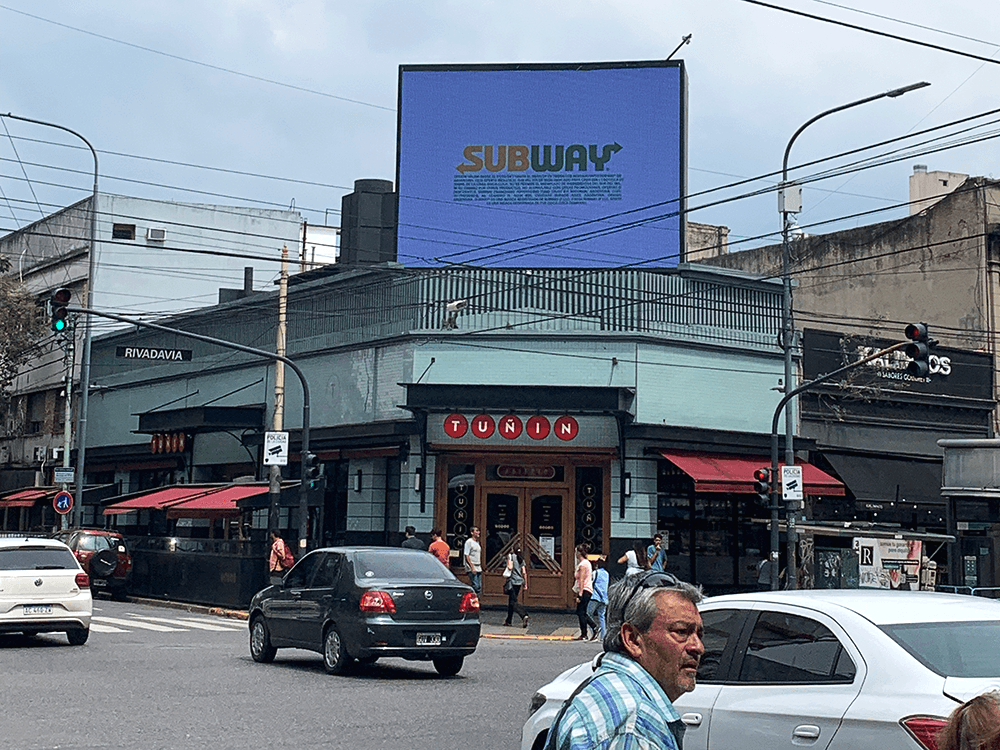 Subway delighted with its new recipe in pDOOH with Taggify — Image 1
