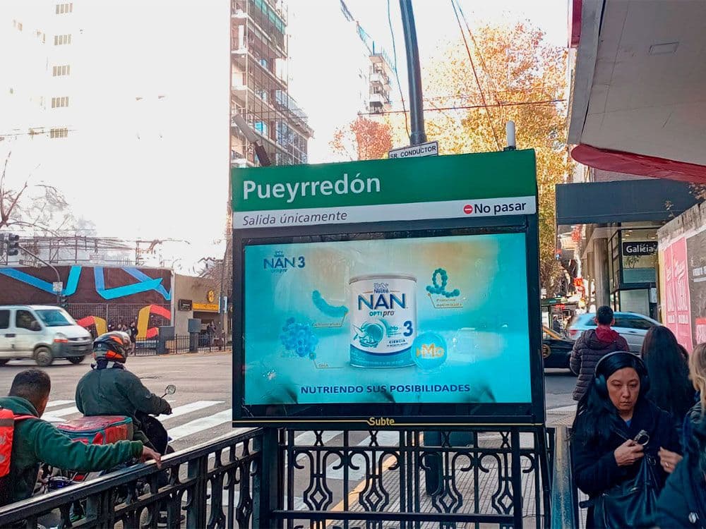 Nestlé Nan lanzó su campaña programática de exterior con Taggify — Imagen 1