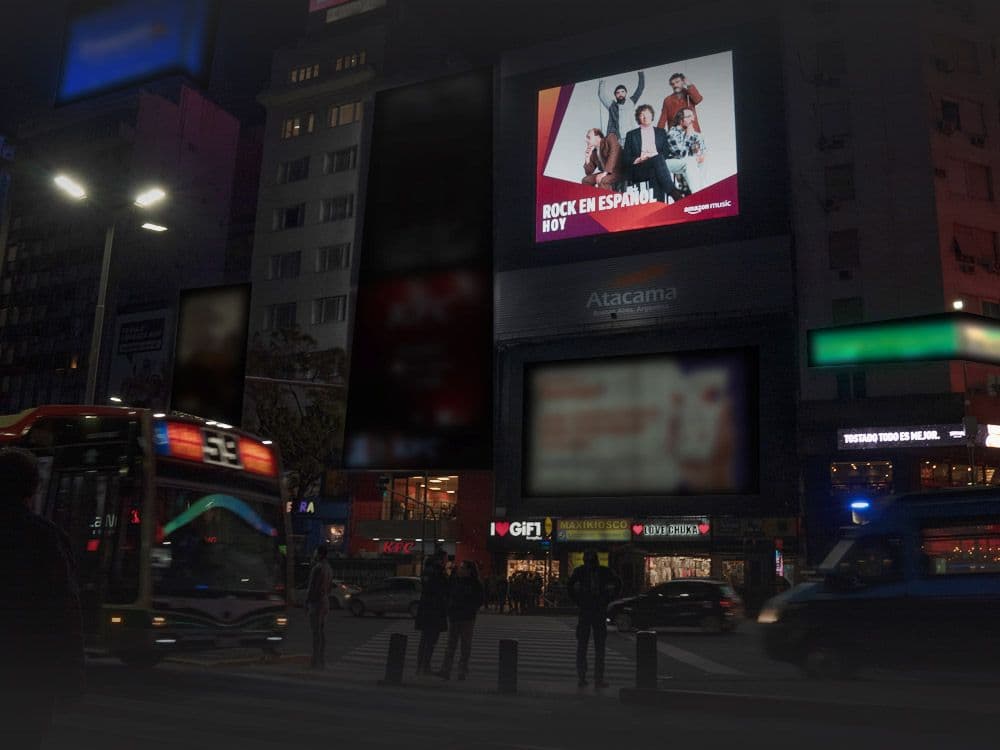 Amazon Music Argentina exclusive launch campaign with Taggiffy's programmatic DOOH — Image 2