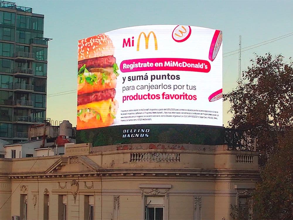 McDonald’s reforzó su programa de lealtad con pDOOH y Taggify — Imagen 1