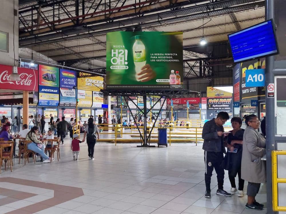 H2O publicitó su nueva línea de gaseosas en publicidad exterior con Taggify — Imagen 1