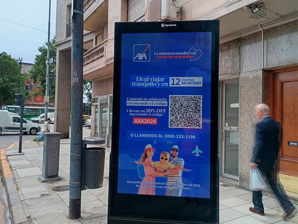 AXA Assistance Launches an Effective pDOOH Campaign on Taggify’s Platform — Image 1