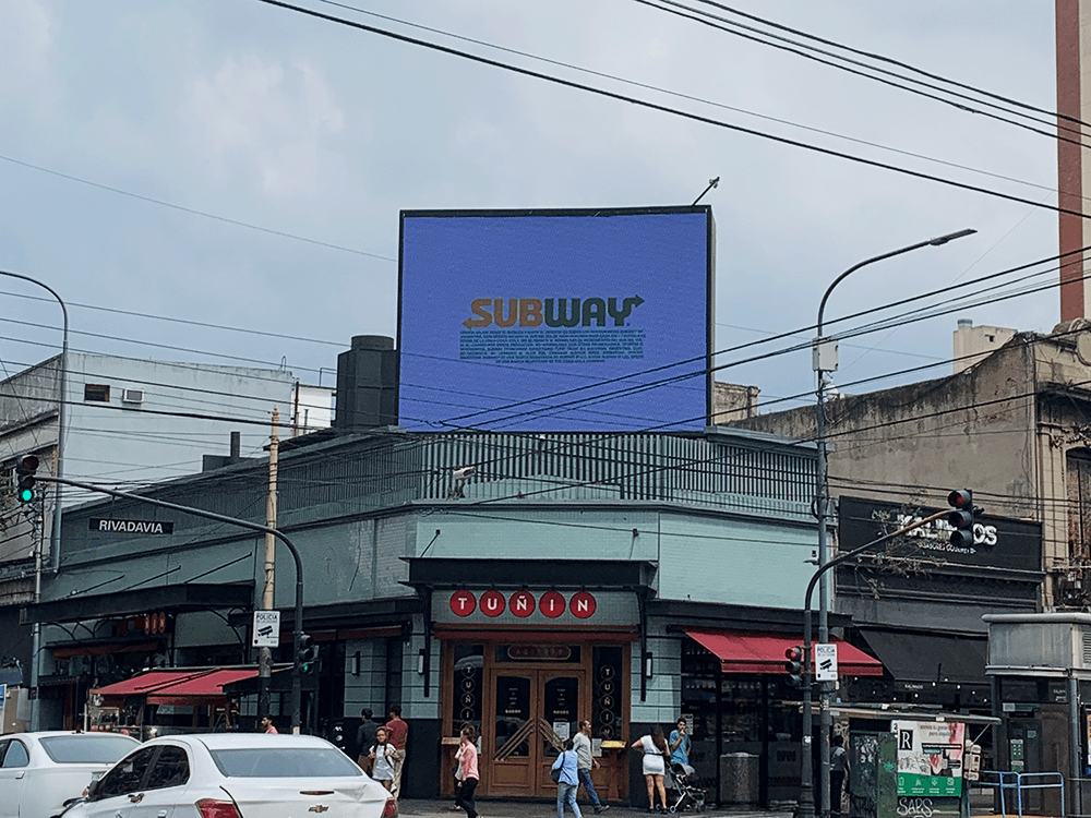 Subway delighted with its new recipe in pDOOH with Taggify — Image 3