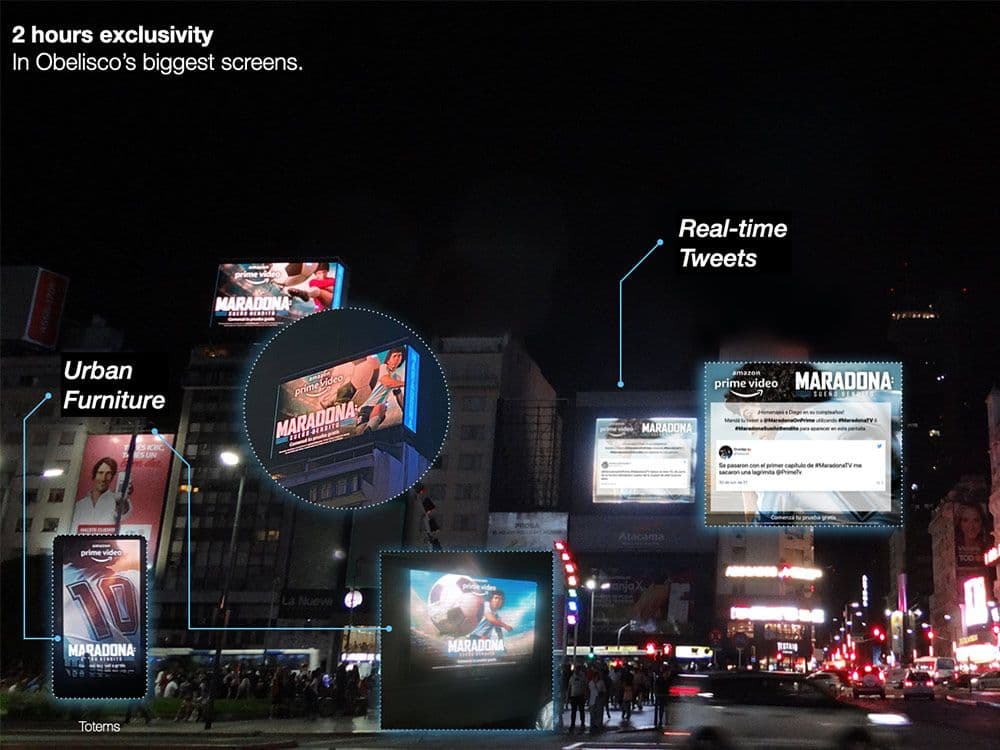Amazon Maradona Programmatic DOOH Exclusive PMP with Twitter Ads — Image 1