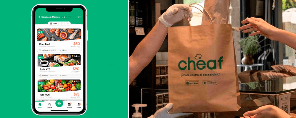 Cheaf launched its food awareness campaign outdoors with Taggify