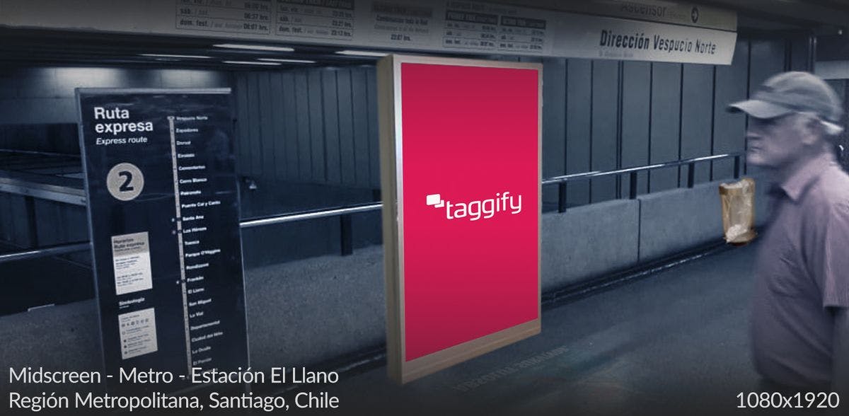 Santiago - Metro - Estación El Llano Santiago 1080x1920