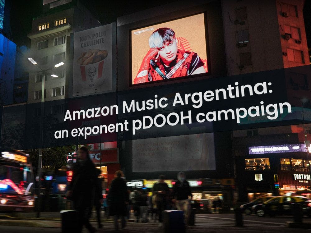 Amazon Music Argentina: un referente en campañas pDOOH