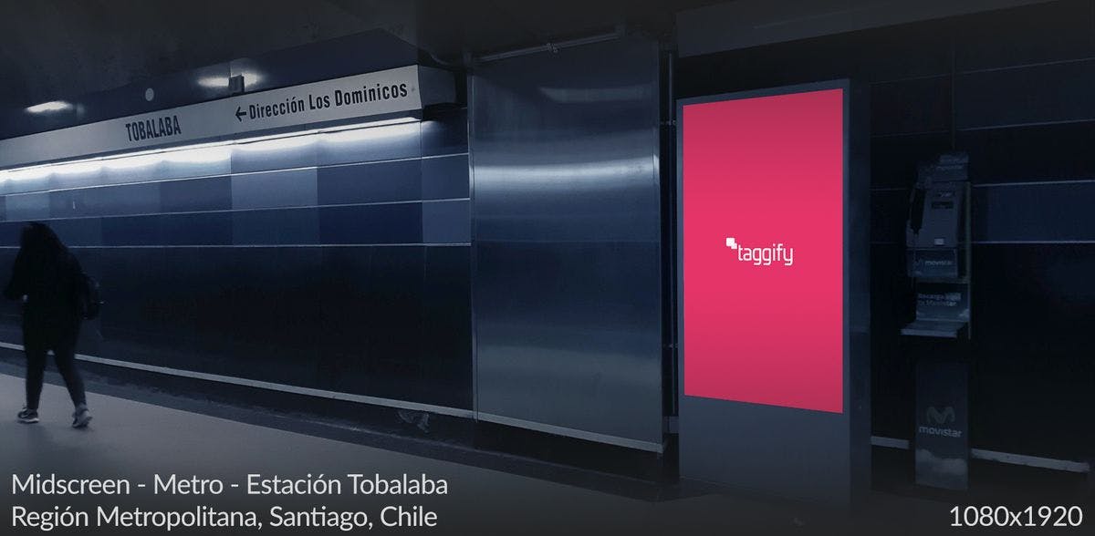 Santiago - Metro - Estación Tobalaba Santiago 1080x1920