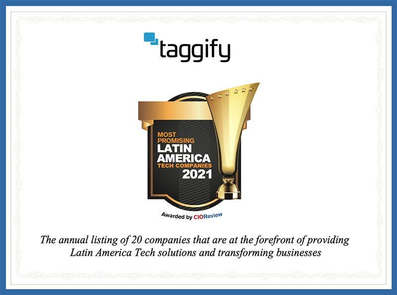 Taggify es una de las empresas mas prometedoras de LATAM