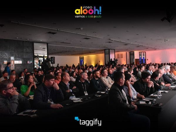 Taggify attended the ALOOH 2022 Forum in São Paulo