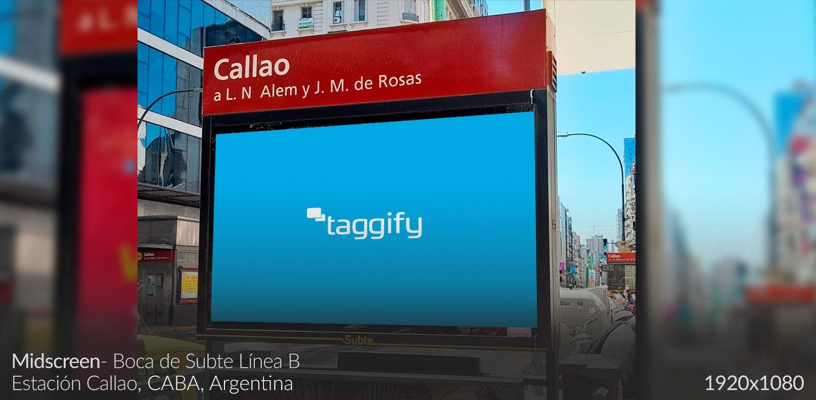 CABA - Línea B - Ingreso a Estación Callao, Buenos Aires
