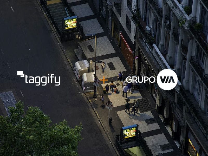 Taggify incorpora a Grupo Vía a su Plataforma de Compra Programática DOOH.