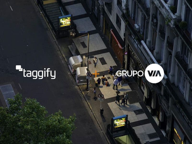 Taggify adds Grupo Via into the programmatic DOOH platform.