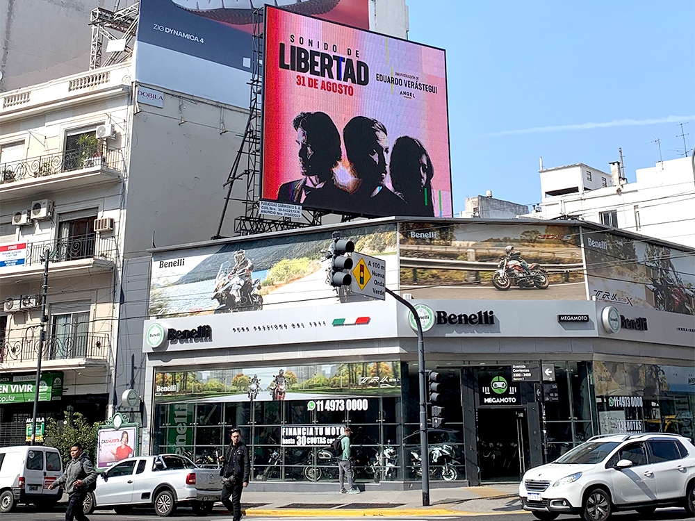 The film “Sound of Freedom” boosted its release in Digital Out-of-Home (DOOH) with Taggify