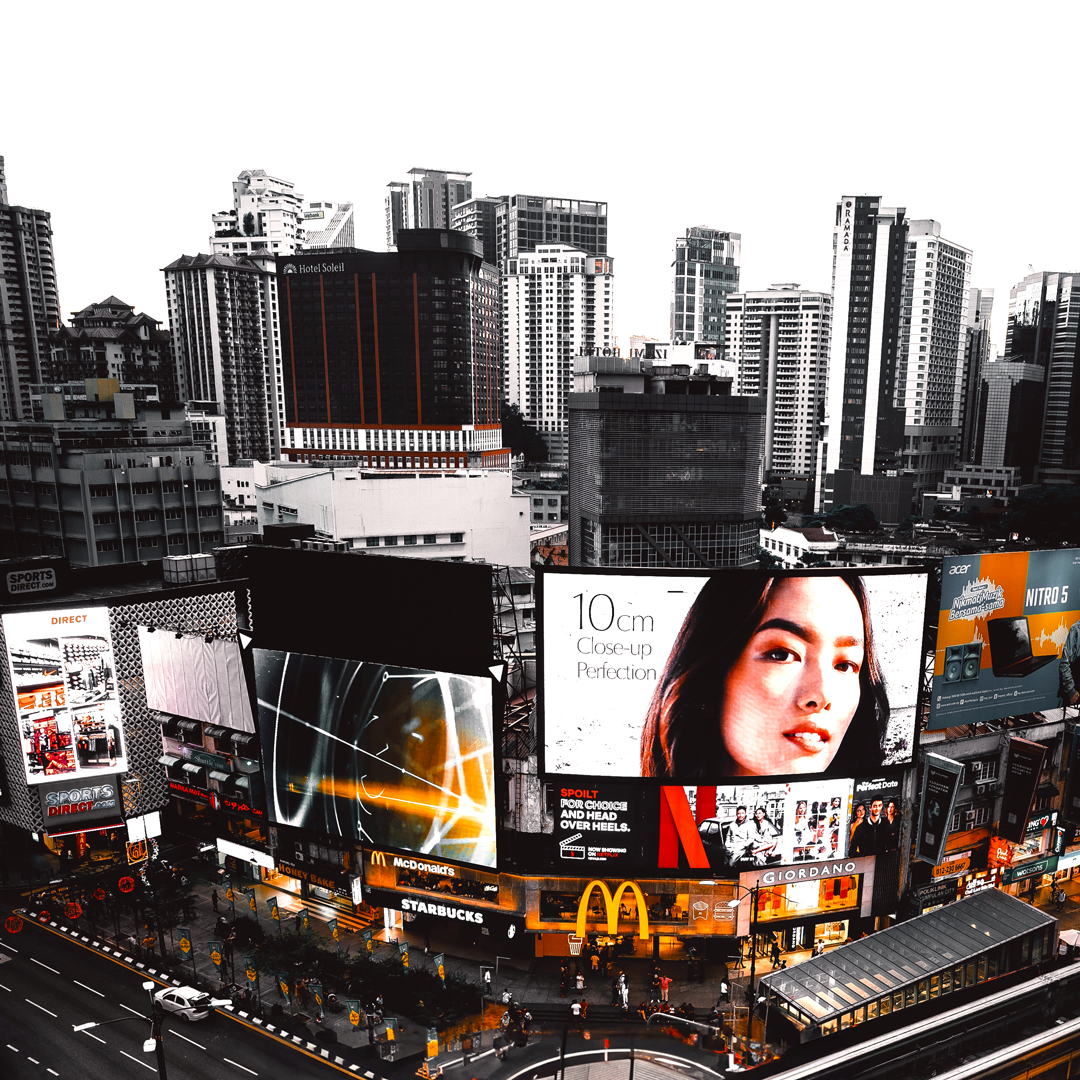 What is digital out-of-home (DOOH) advertising? 