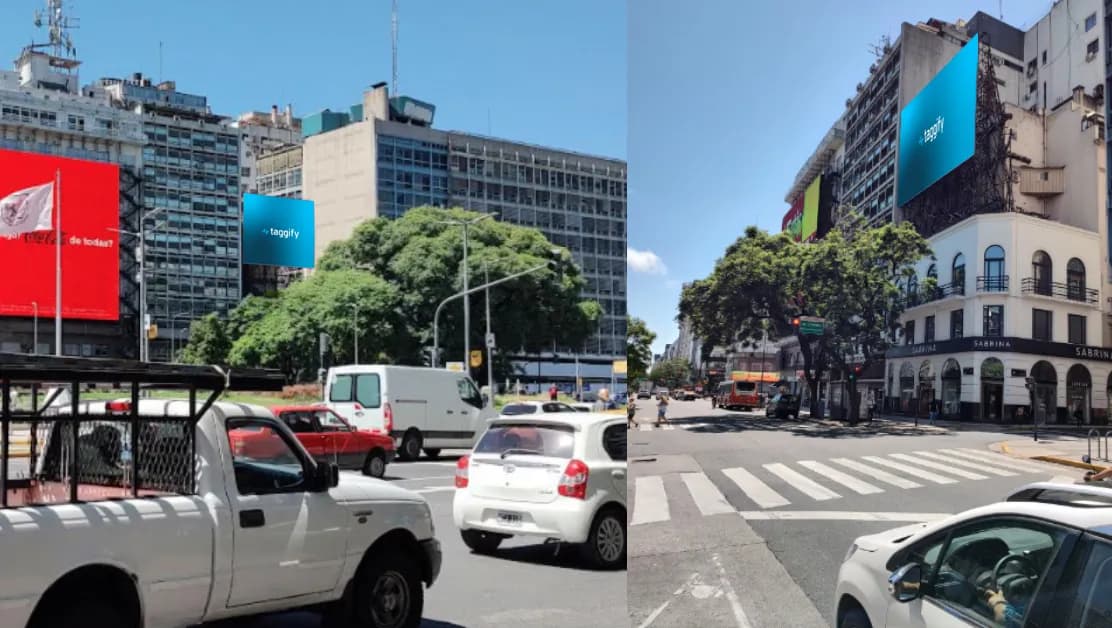 CABA - Obelisco - Pantalla 9 De Julio - Pantalla 9 De Julio, San Nicolás, Argentina